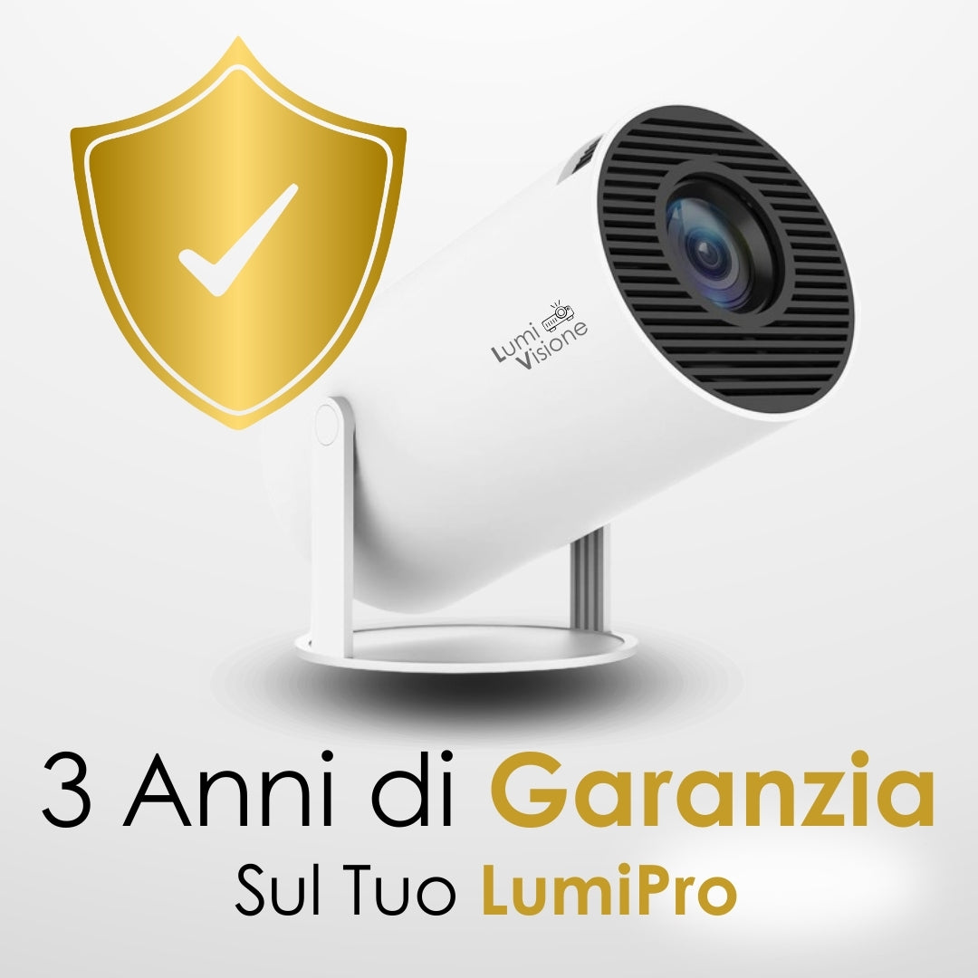 Garanzia Premium: Proteggi il Tuo Proiettore per 3 Anni